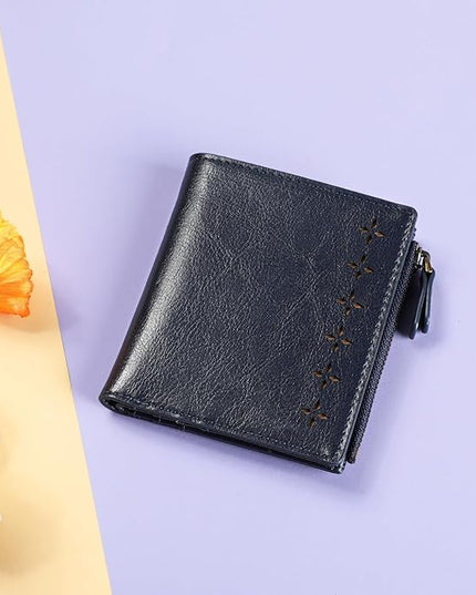 Lavemi Ultra Thin Small Compact Leather Womens Girls Wallets RFID Blocking Credit Card Holder for Women