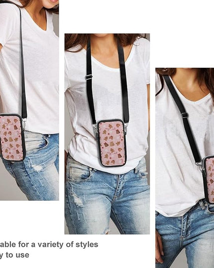 Small Crossbody Bags for Men, Cool Lightweight Sling Phone Pouch, Slim Cell Phone Purses