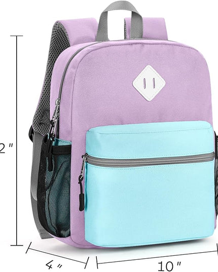 STEAMEDBUN Toddler Backpack Girls 2-4, Kids Backpack Girls, Preschool Daycare Travel Small - 12inch