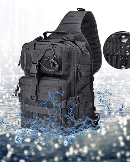 HAOMUK Tactical Sling Bag Pack Military Rover Shoulder Sling Backpack EDC Molle Assault Range Bag