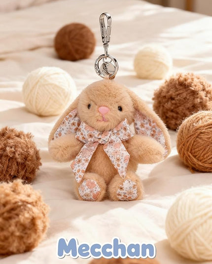 Rabbit Keychain for Backpack, Cute Keychain Bag Charms for Women