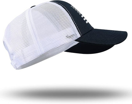 American Flag Trucker Hat - Snapback Hat, Baseball Cap for Men Women - Breathable Mesh Side, Adjustable Fit - for Casual Wear