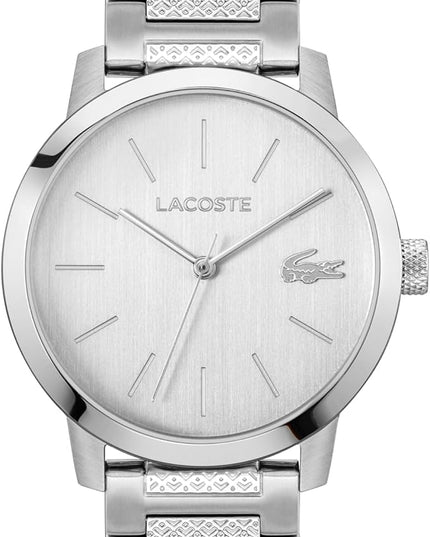 Lacoste.12.12 Metropole Men's 3H Quartz Watch, Stainless Steel Bracelet - Classic, Stylish Timepice - Gift for Him