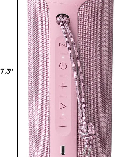 MIATONE Portable Bluetooth Speaker 36W Stereo Sound Bass Boost, 24H Playtime Bluetooth 5.3 TWS Pairing (Pink)