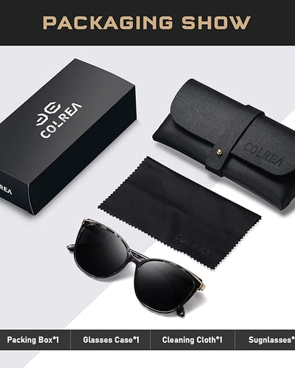 Trendy Cat Eye Sunglasses for Women Fashion Cateye UV400 Protection Glasses CL22017