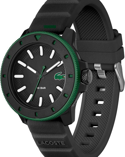 Lacoste.12.12 Scuba Men's 3H Quartz Watch, Silicone Strap - Modern, Classic Timepiece - Gift for Him, 43mm