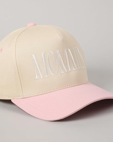 MIRMARU Two-Tone Vintage Canvas Trucker Hats for Men & Women, Adjustable Size Baseball Caps with Trendy Embroidered Design