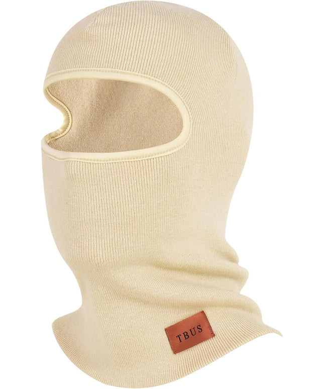 TBUS Men’s Knit Insulated Face Mask Beanie, Thermal Full Face Cover Ski Mask for Cold Weather for Women and Men