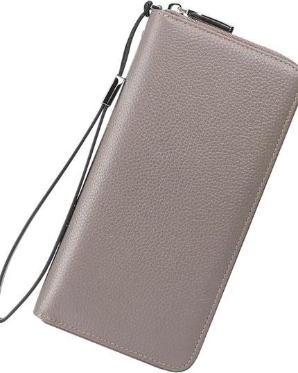Lavemi Small Compact Women Wallet RFID Blocking Genuine Leather Bifold Purse with ID Windows