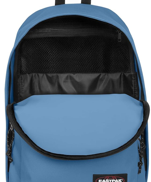 EASTPAK Out Of Office – 31L Backpack with Dual Compartments, 16” Laptop Sleeve, Security Pocket, Bottle Holder & Air Mesh Straps, Aviator Blue