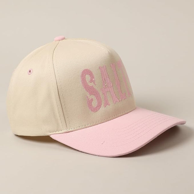 MIRMARU Two-Tone Vintage Canvas Trucker Hats for Men & Women, Adjustable Size Baseball Caps with Trendy Embroidered Design