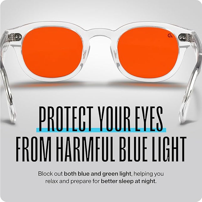 DREAM RECOVERY Blue Light Blocking Glasses for Computer, Gaming, Screen Fatigue