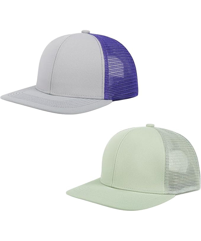 NTLWKR Trucker Hat Mesh Baseball Cap,Adjustable Snapback Outdoor Sports Caps for Men and Women,Breathable Dad Hats