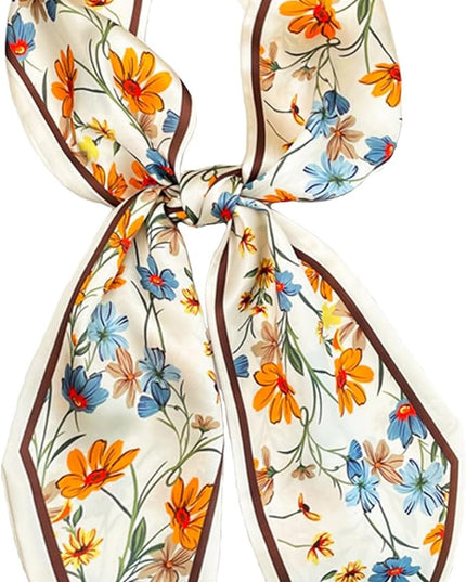 Purse Scarf For Handbags Head Scarves For Women's Hair Bags Scarfs Long Skinny Scarves Fashion Silky