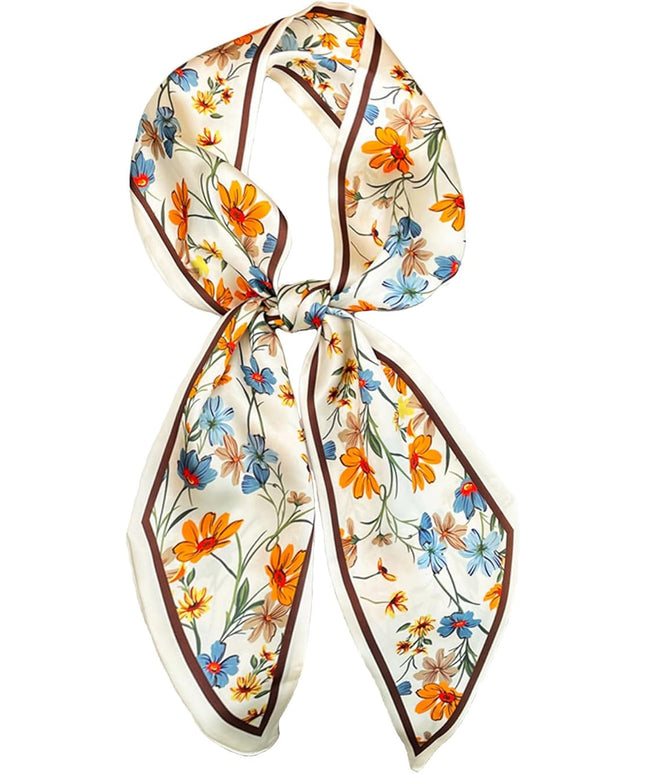 Purse Scarf For Handbags Head Scarves For Women's Hair Bags Scarfs Long Skinny Scarves Fashion Silky