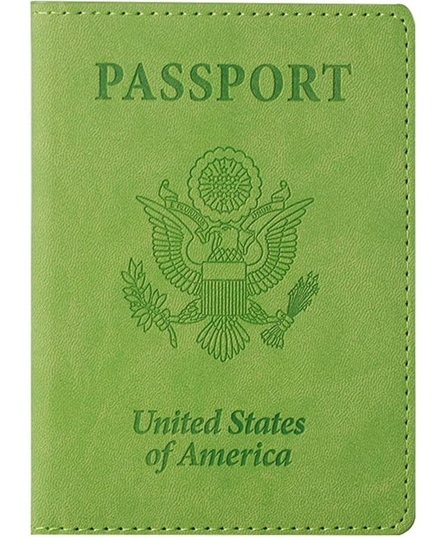 TIGARI Passport Holder for Travel Women Men, Valentines Day Gifts PU Leather Wallet Cover Case Sleeve, Waterproof Protected Document Organizer, Vacation Plane Cruise Travel Essentials