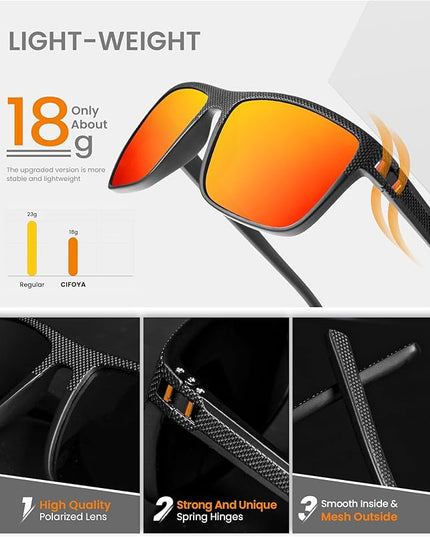 Sunglasses-Men Polarized Mens Sunglasses: Classic Women Sun Glasses UV Protection for Fishing Driving Golf