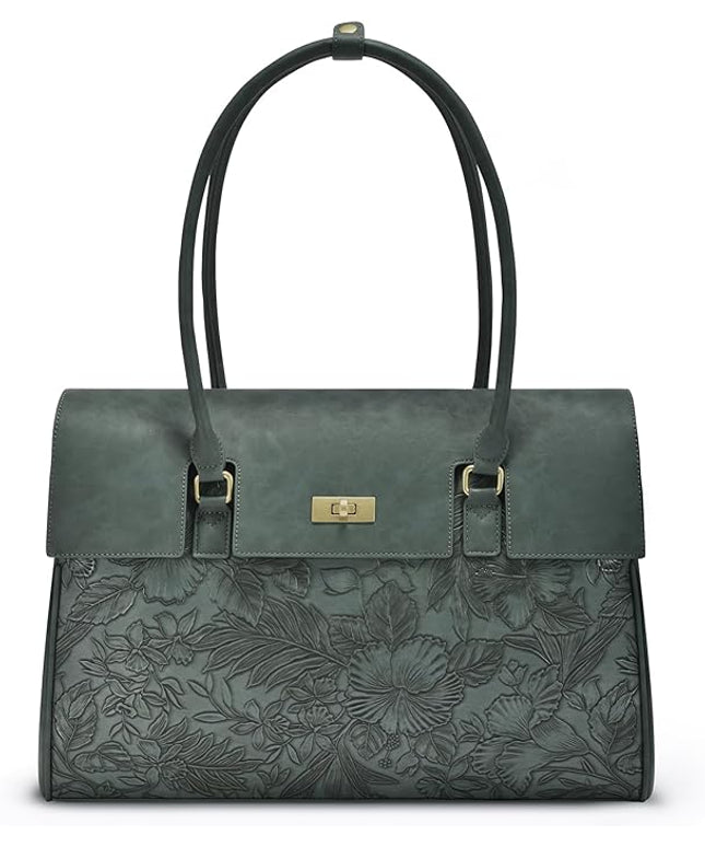 LOVEVOOK Laptop Bag for Women Work Tote Messenger Bag Waterproof Business Office Professional Handbag Shoulder Bag