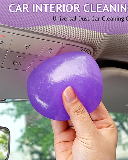 Car Cleaning Gel Car Cleaning Putty Car Putty Car Interior Cleaner Car Slime Car Detailing Kit Car Accessories Gifts for Men Women Stocking Stuffers Purple