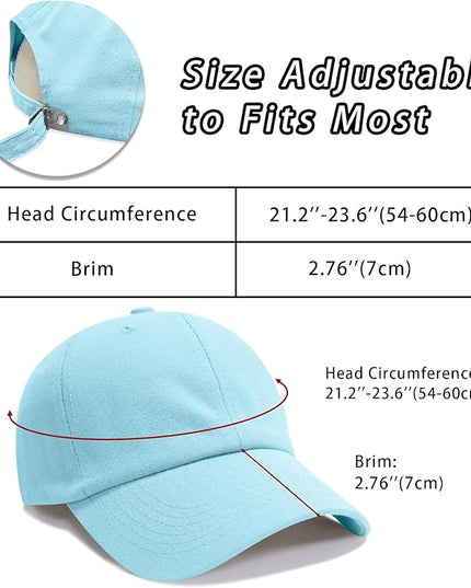 NPQQUAN Original Classic Low Profile Baseball Cap Golf Dad Hat Adjustable Cotton Hats Men Women Unconstructed Plain Cap
