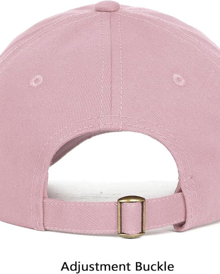 Zylioo XL XXL Oversize Baseball Cap, 100% Cotton Adjustable Dad Hat for Big Heads 23.5"-25.5", Soft Crown Large Size Cap