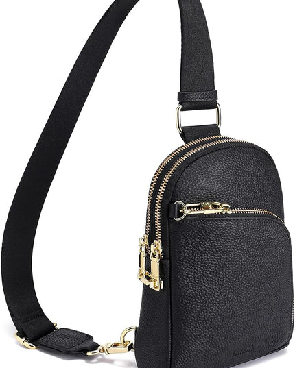 INICAT RFID Blocking Sling Bag Anti Theft Crossbody Bags Women Valentine's Day Gifts Travel Purses Vegan Leather