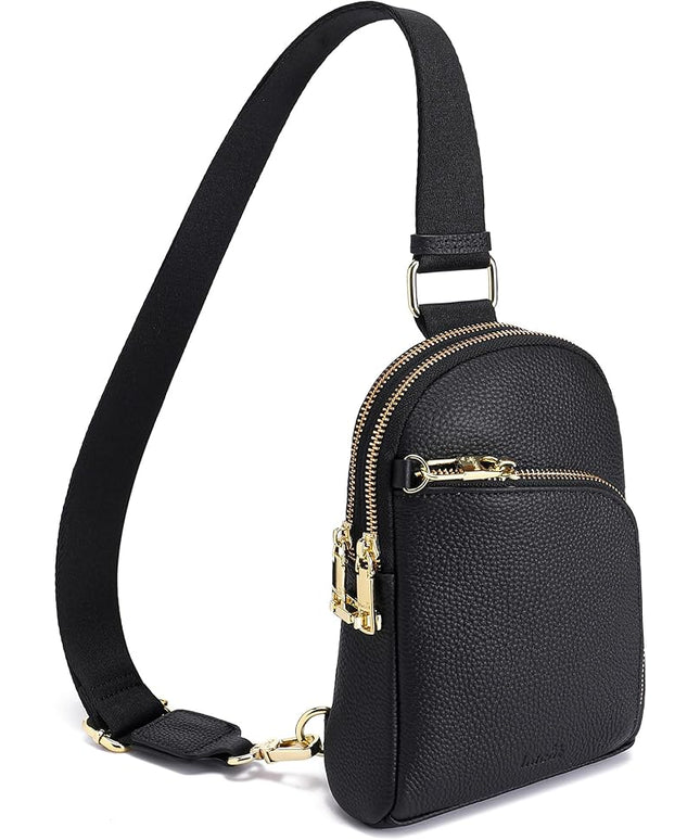 INICAT RFID Blocking Sling Bag Anti Theft Crossbody Bags Women Valentine's Day Gifts Travel Purses Vegan Leather