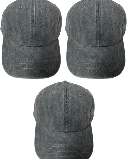 Roytrense Unisex 100% Cotton Washed Low Profile Dad Hat - Adjustable Baseball Cap for Outdoor Activities