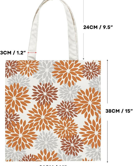 Horaldaily Canvas Tote Bag,Reusable Shoulder Tote Bag for Women Lady Casual Vacation, Shopping, Work, Gym