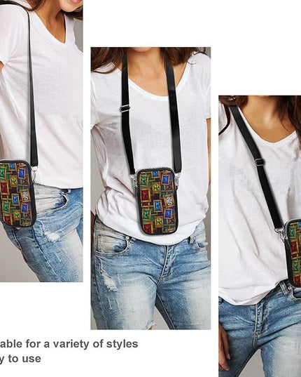 Small Crossbody Bags for Men, Cool Lightweight Sling Phone Pouch, Slim Cell Phone Purses