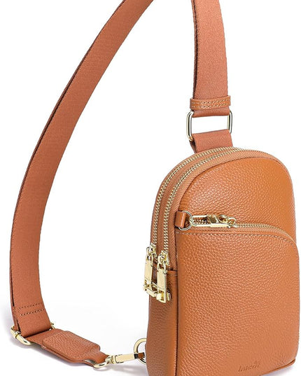 INICAT RFID Blocking Sling Bag Anti Theft Crossbody Bags Women Valentine's Day Gifts Travel Purses Vegan Leather