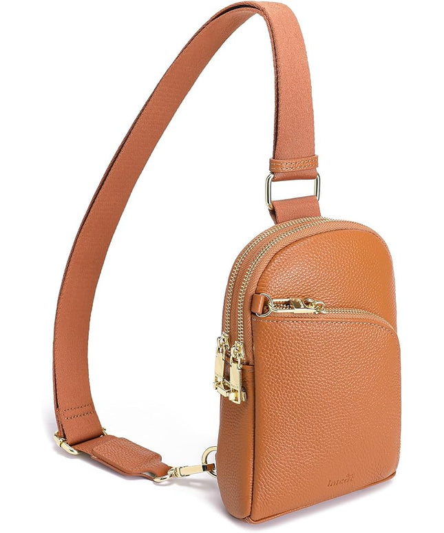 INICAT RFID Blocking Sling Bag Anti Theft Crossbody Bags Women Valentine's Day Gifts Travel Purses Vegan Leather