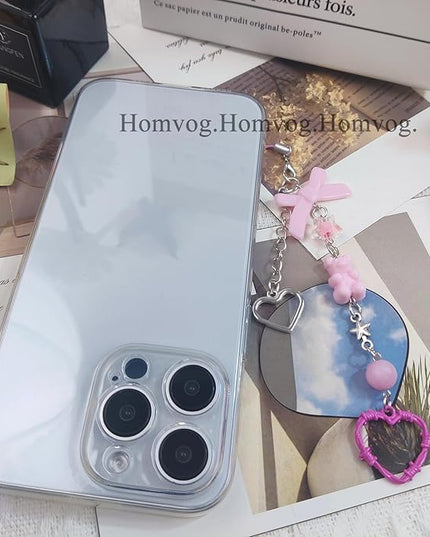1-4PCS Cute Phone Charms Aesthetic Y2K Cell Phone Charms Strap Pink Strawberry Butterfly Star PhoneCharm Y2K Accessories for Bag Keychain Airpods Camera Pendants Decor