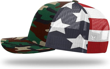 Richardson 112 Trucker Hat - Premium Adjustable Snapback Hat - Structured Six Panel Richardson Blank Caps