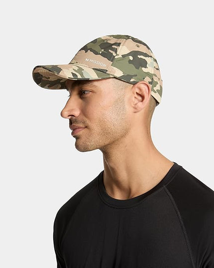 MISSION Cooling UPF Performance Hat - Unisex One Size Cap for Workouts, Golf & Running - Sweat & Water Activated Technology