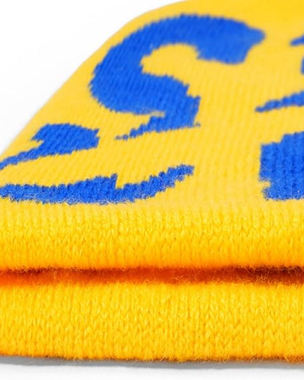 Y2K Beanie for Men Women Knitted Hat Winter Cap Star Design Warm Casual Skullies Cold Weather Knit Outdoor