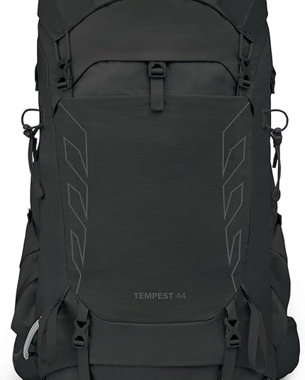 Osprey Tempest 44L Women's Lightweight Hiking Backpack - Daypack for Travel & Camping, Black/Coal Grey, XS/S
