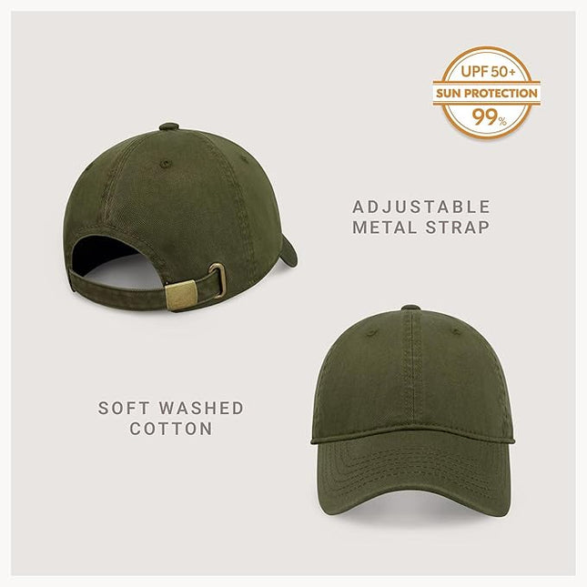 CHOK.LIDS Everyday Premium Dad Hat Unisex Cotton Baseball Cap for Men and Women Adjustable Lightweight Polo Style Curved Brim