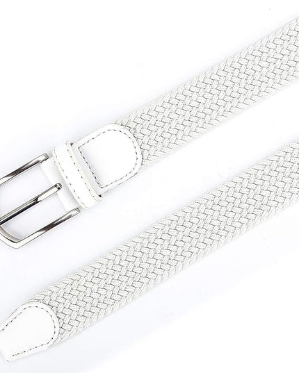 Braided Canvas Woven Elastic Stretch Belts for Men/Women/Junior with Multicolored