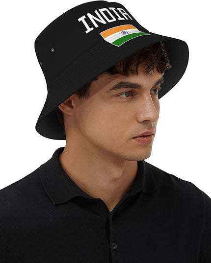Funny Flag Bucket Hat for Men Women, Fisherman Hats Packable Fashion Sun Cap for Travel Outdoor Beach Boys Girls