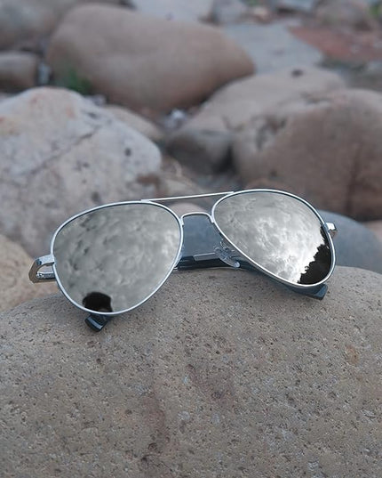 Pro Acme Classic Polarized Aviator Sunglasses 100% UV Protection, 52mm 58mm 63mm