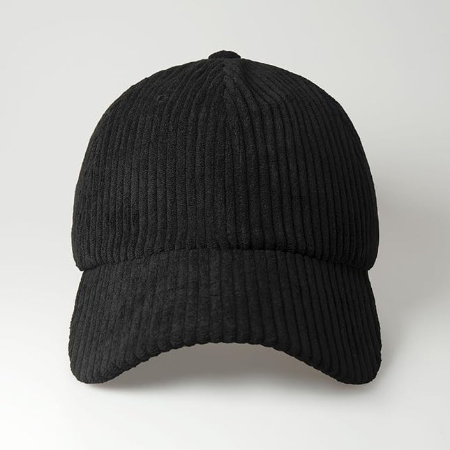 CHOK.LIDS Everyday Corduroy Baseball Cap for Men and Women Dad Hat Unisex Adjustable Lightweight Polo Style Curved Brim