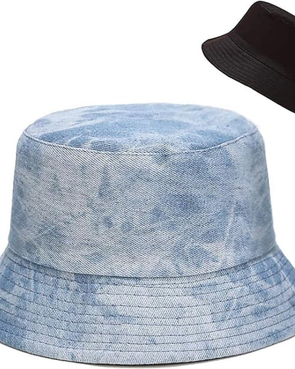 XYIYI Cute Bucket Hat Beach Fisherman Hats for Women, Reversible Double-Side-Wear