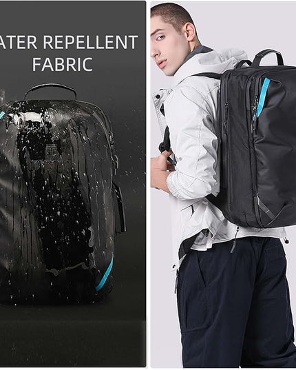 Travel Carry on Backpack, Extra Large Expandable 45L Backpack for Flight approved, 17.3" Laptop with USB Charging Port Backpacks, Water Resistant Computer Business Backpack for Men & Women