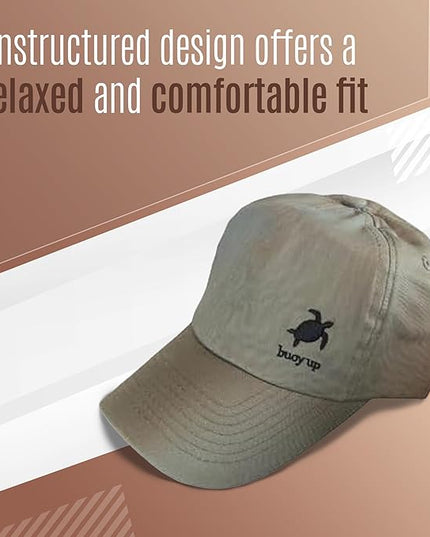 Baseball Cap with Adjustable Buckle Closure - Regular Fit Baseball Hat for Men & Women - Stylish Recycled Cotton Cap
