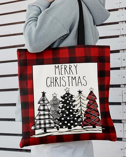 Horaldaily Canvas Tote Bag,Reusable Shoulder Tote Bag for Women Lady Casual Vacation, Shopping, Work, Gym