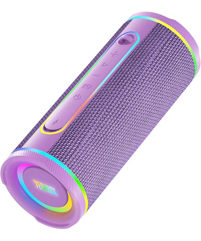 X-Boom Go Portable Bluetooth Speaker, Max 40W Hi-Fi Sound, Dome Tweeter & Track Bass Driver, Dual EQ Modes, IP65 Waterproof, RGB Light Show, TWS Stereo Pairing, Bluetooth 5.4, 10H Playtime