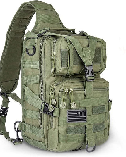 hopopower Tactical Sling Bag, Sport Bag Military Rover Shoulder Backpack EDC Assault Range Bag, Chest Pack Handbag Waterproof