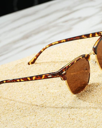 Pro Acme Semi-Rimless Polarized Sunglasses UV 400 Protection for Women Men