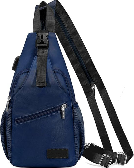 LOVEVOOK Sling Bag for Women Casual Daypack Nylon Crossbody Sling Backpack Travel Shoulder Bag Hiking Daypack